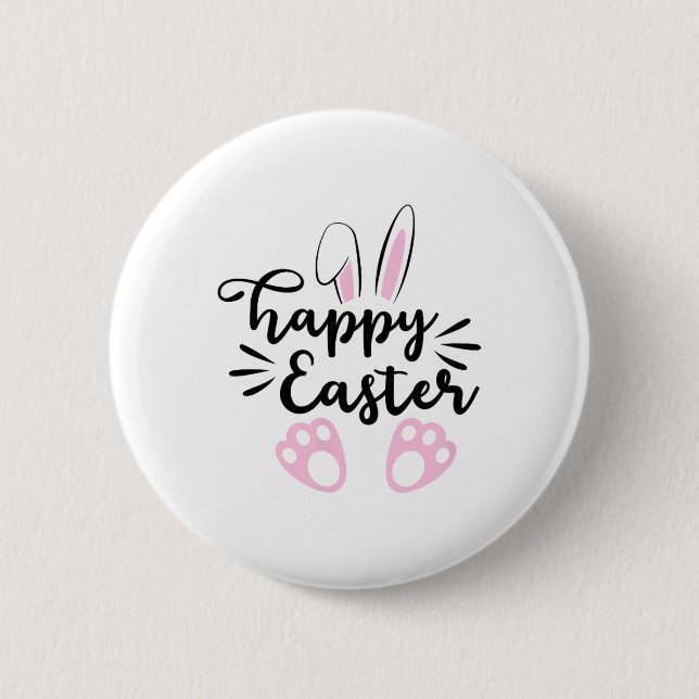 Happy Easter  2 Inch Round Button (Front)