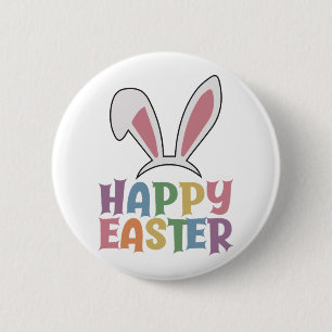 Happy Easter                        2 Inch Round Button