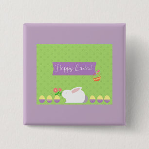 Happy Easter! 2 Inch Square Button