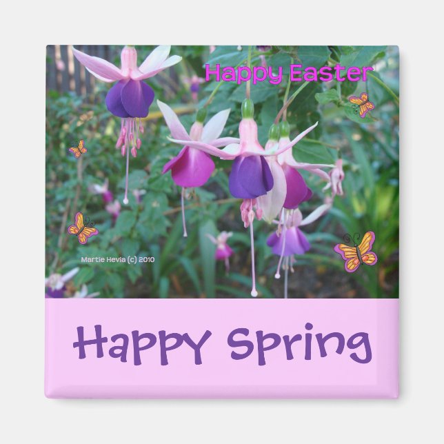 Happy Easter (2) - Magnet - Customize/Personalize (Front)
