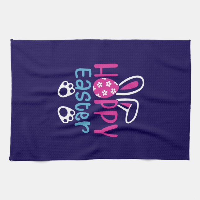 Happy Easter-54411 Kitchen Towel (Horizontal)