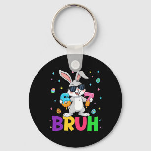 Happy Easter 67 Six Seven Bruh Meme Bunny Rabbit W Keychain