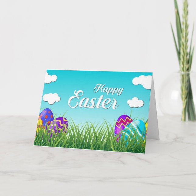 **HAPPY EASTER*** À UNE CARTE SPÉCIALE POUR ENFANT (Devant)