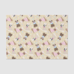 Happy Easter American Pit Bull Terrier Dogs Tissue Paper
