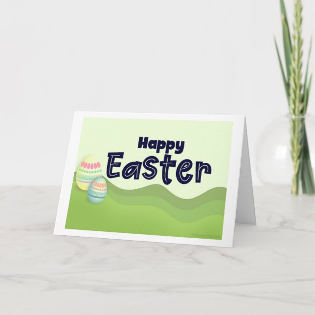 HAPPY *EASTER" AND HAPPY *SPRING* HOLIDAY CARD (Front)