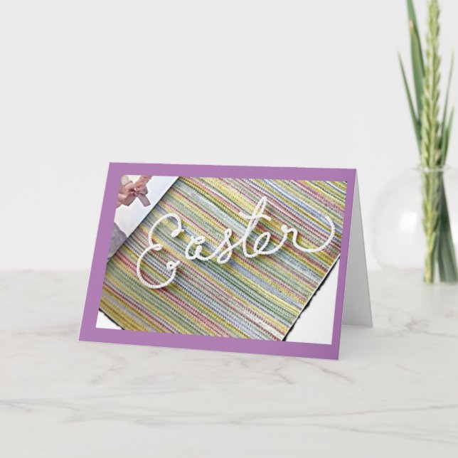 HAPPY **EASTER** AND HAPPY **SPRING** HOLIDAY CARD (Front)