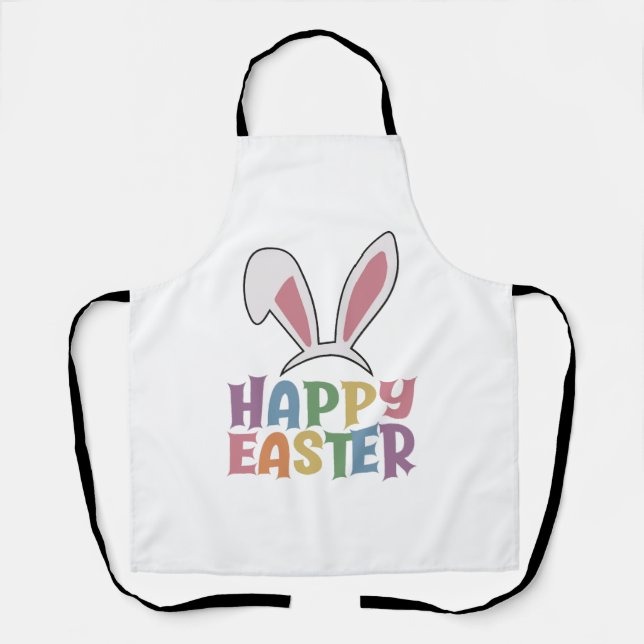 Happy Easter                        Apron (Front)