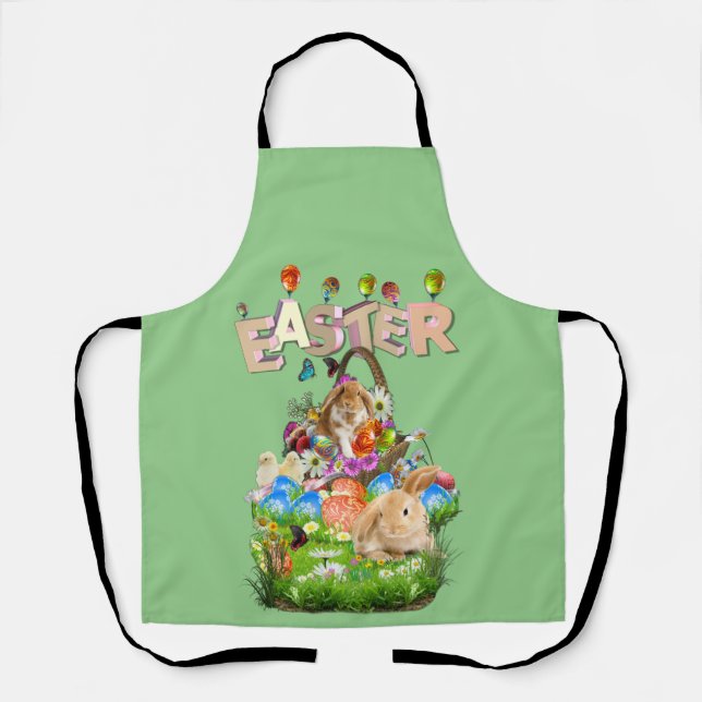 Happy Easter  Apron (Front)
