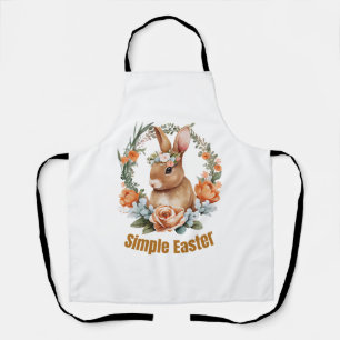 happy easter     apron