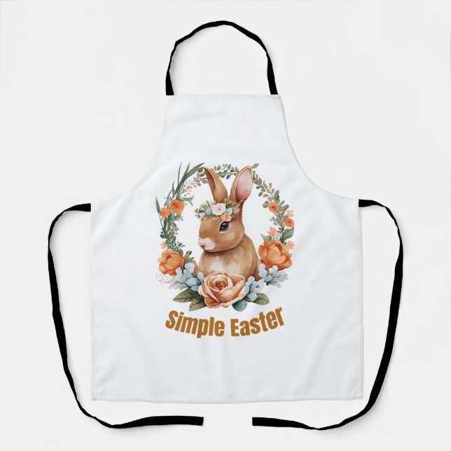 happy easter     apron (Front)
