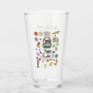 Happy Easter Art Glass
