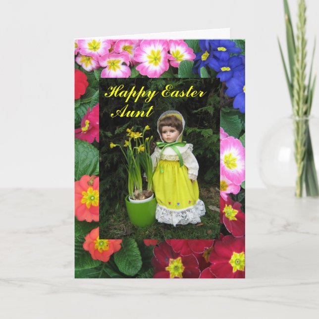 Happy Easter Aunt Holiday Card (Front)