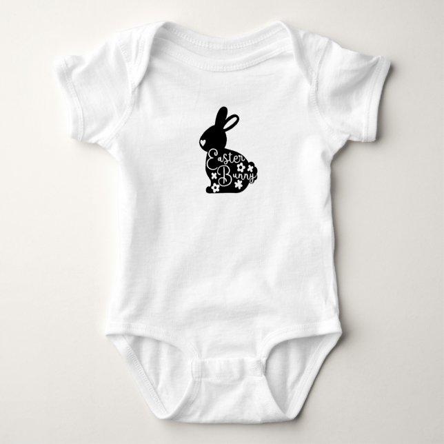 Happy Easter Baby Bodysuit (Front)