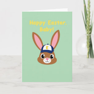Happy Easter Baby Rabbit Card