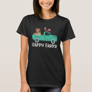Happy Easter Ball Python Bunny Riding Truck Boys T T-Shirt