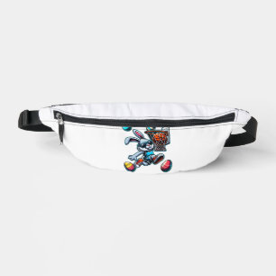Happy Easter Basketball Boys Easter Bunny Funny Ea Fanny Pack