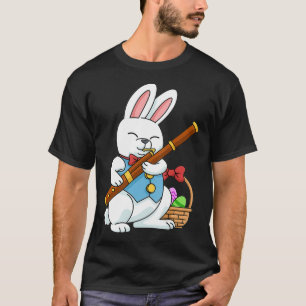 Happy Easter Bassoon Gift Men Bunny Bassoonist Gif T-Shirt