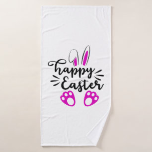 Happy easter            bath towel