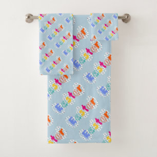 Happy Easter Bath Towel Set
