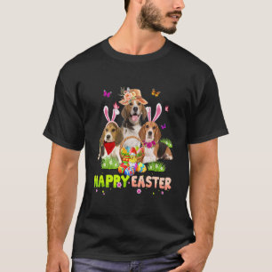 Happy Easter Beagle Dog Costume Bunny Easter Egg G T-Shirt