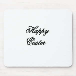 Happy Easter Black The MUSEUM Zazzle Gifts Mouse Pad