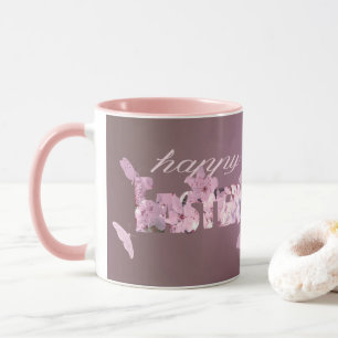 Happy Easter Blossoms And Butterflies Mug
