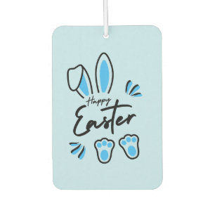 Happy Easter blue Air Freshener