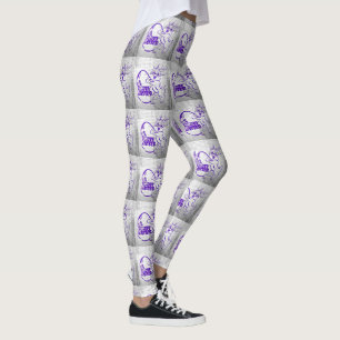 Happy Easter Brick Wall Leggings