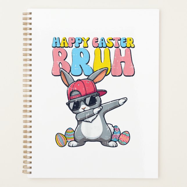 Happy Easter Bruh Bunny Dab Rabbit Dance Boys Kids (Devant)