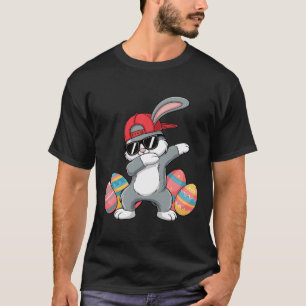 Happy Easter Bruh Bunny Dab Rabbit Dance Boys Kids T-Shirt