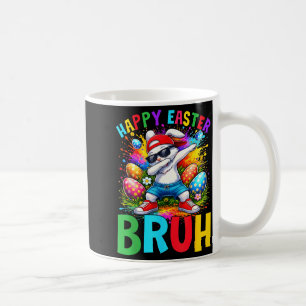 Happy Easter Bruh Dabbing Bunny Rabbit Men Women K Coffee Mug