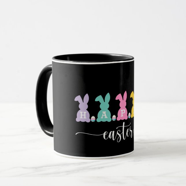 Happy Easter Bunnies Mug (Front Left)