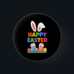 Happy Easter Bunny  1 Inch Round Button<br><div class="desc">Happy Easter Bunny</div>
