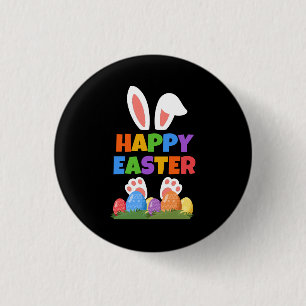 Happy Easter Bunny  1 Inch Round Button