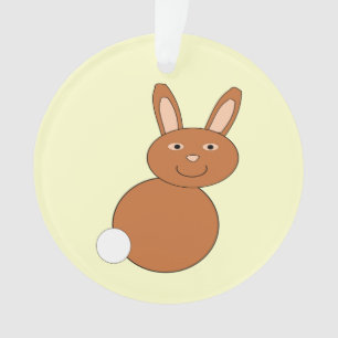 Happy Easter Bunny Acrylic Ornament