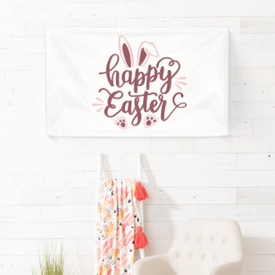 Happy Easter Bunny Banner