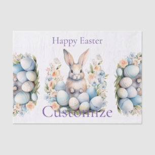 Happy Easter Bunny Basket Thunder_Cove Tissue Paper