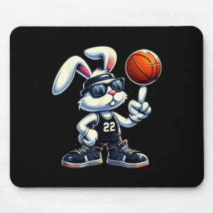 Happy Easter Bunny Basketball Kids Boys Sport Love Mouse Pad