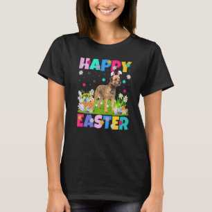 Happy Easter Bunny Border Terrier Dog Easter Sunda T-Shirt