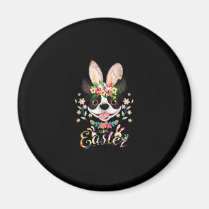 Happy Easter Bunny Boston Terrier Lovers With East Magnet