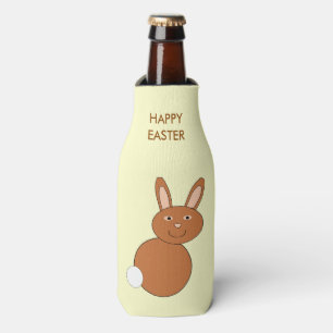 Happy Easter Bunny Bottle Cooler