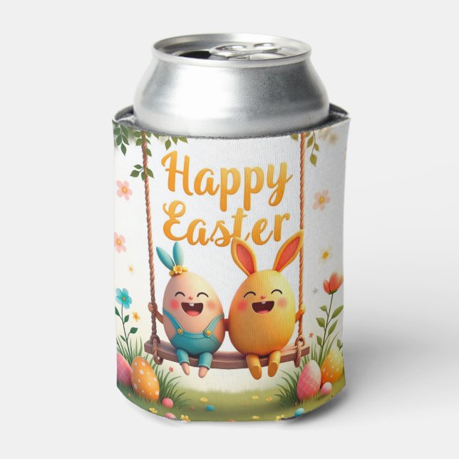 Happy Easter Bunny! Can Cooler (Can Front)