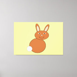 Happy Easter Bunny Canvas Pri Print