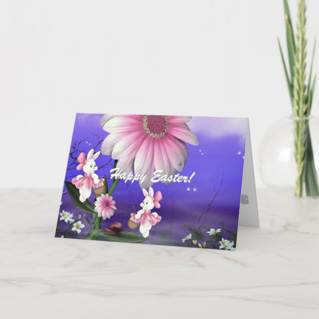 Happy Easter Bunny Card (Front)