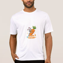 Happy Easter Bunny & Carrot Hug T-Shirt