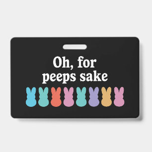 Happy Easter Bunny Christian Religious Carnival  Badge