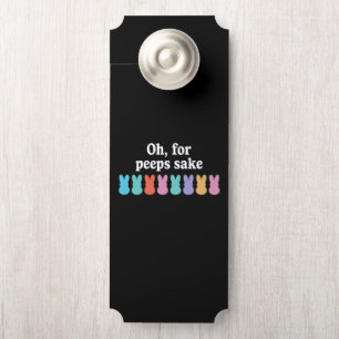 Happy Easter Bunny Christian Religious Carnival  Door Hanger