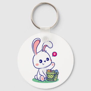 Happy Easter  Bunny collection 3 Keychain