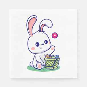 Happy Easter Bunny collection 3 Napkin