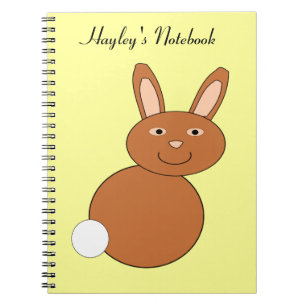 Happy Easter Bunny Customizable Noteb Notebook